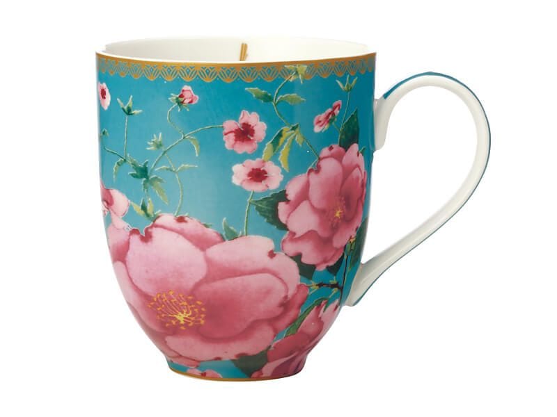 Maxwell & Williams MUG Maxwell & Williams Teas & C's Silk Road Coupe Mug 440ML Aqua (6875279130713)