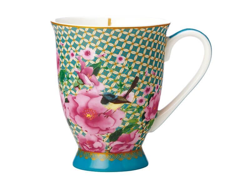 Maxwell & Williams MUG Maxwell & Williams Teas & C's Silk Road Footed Mug 300ML Aqua (6873257181273)