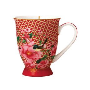 Maxwell & Williams MUG Maxwell & Williams Teas & C's Silk Road Footed Mug 300ML Cherry Red (6873205276761)