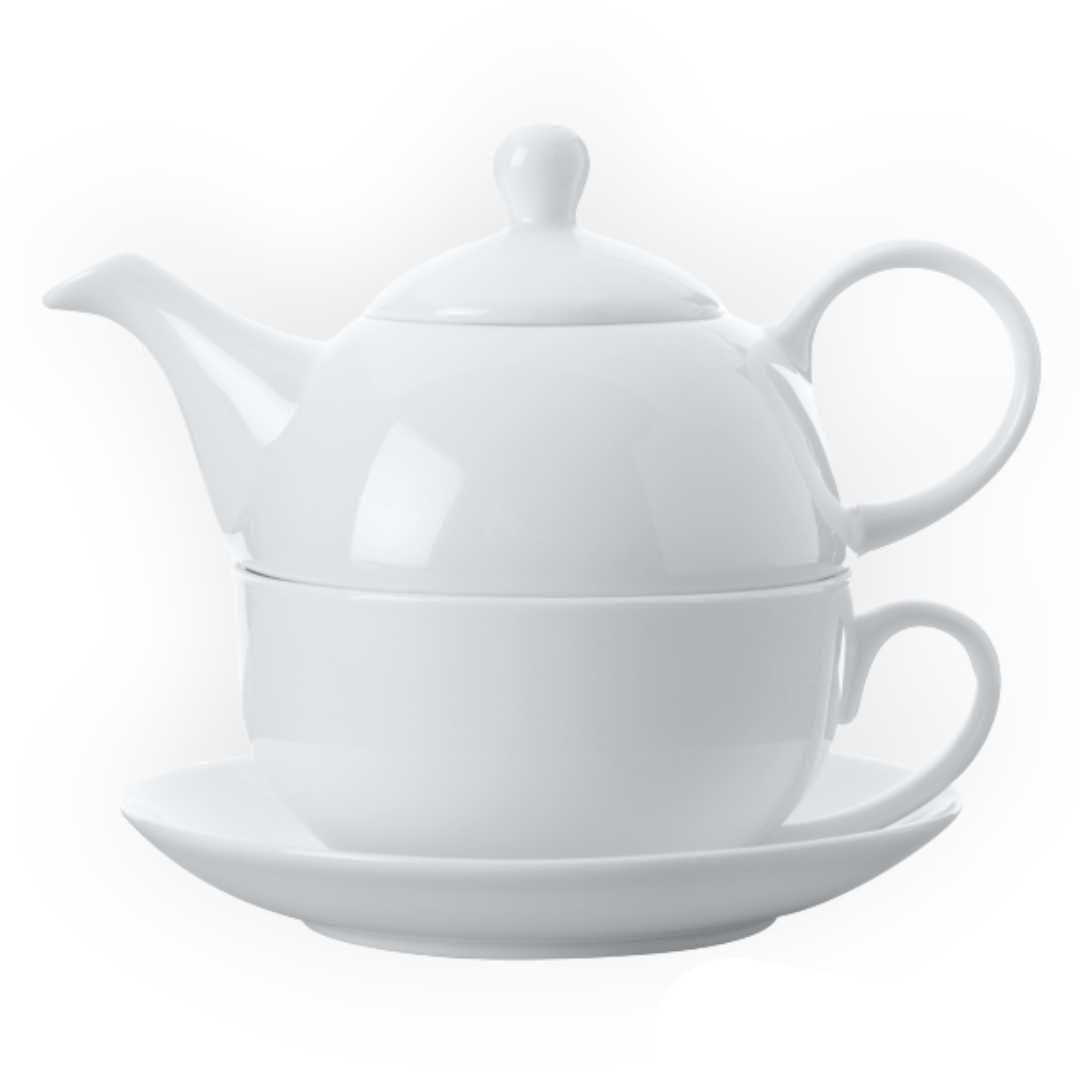 Maxwell & Williams MUG Maxwell & Williams White Basics Tea For One 425ml AX0401 (7262363353177)