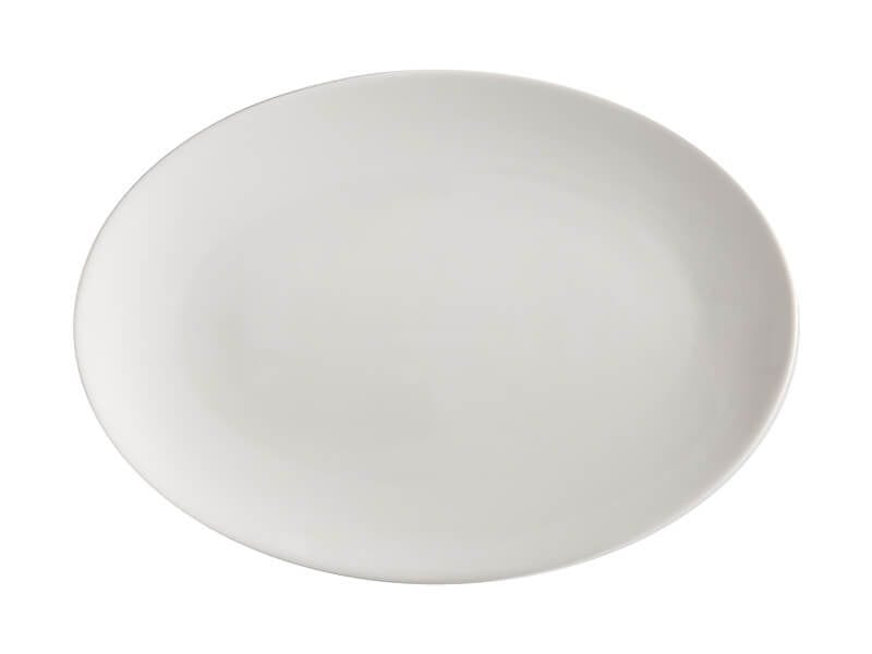 Maxwell & Williams Oval Plate Maxwell and Williams White Basics Oval Plate 35x25cm (6773564571737)