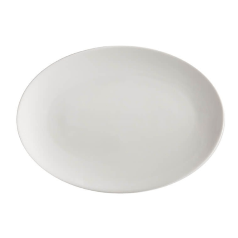 Maxwell & Williams Oval Plate Maxwell and Williams White Basics Oval Plate 35x25cm (6773564571737)