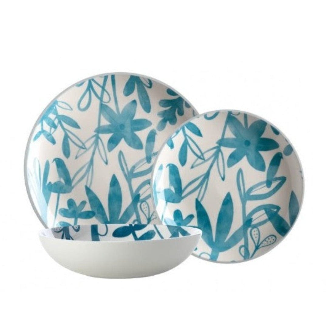 Maxwell & Williams PLATE Maxwell & Williams Marc Martin Dusk Dinner Set Blue 12 Piece AW0595 (7158919692377)