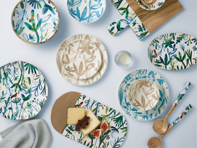 Maxwell & Williams PLATE Maxwell & Williams Marc Martin Dusk Dinner Set Blue 12 Piece AW0595 (7158919692377)