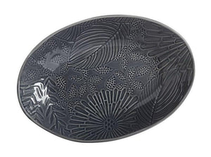 Maxwell & Williams PLATE Maxwell & Williams Panama Oval Serving Bowl 24x17cm Grey (6870183379033)
