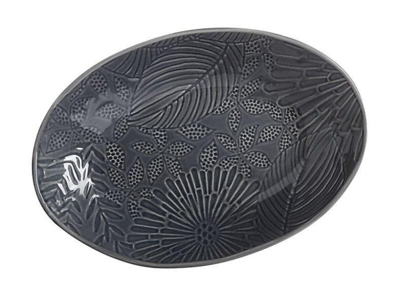 Maxwell & Williams PLATE Maxwell & Williams Panama Oval Serving Bowl 24x17cm Grey (6870183379033)