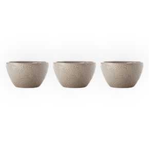 Maxwell & Williams Platter Maxwell & Williams Dune Bowls Taupe Set of 3 12cm DR0433 (7252051558489)