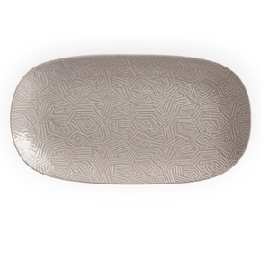 Maxwell & Williams Platter Maxwell & Williams Dune Oblong Platter Taupe 33x18cm DR0416 (7244525502553)
