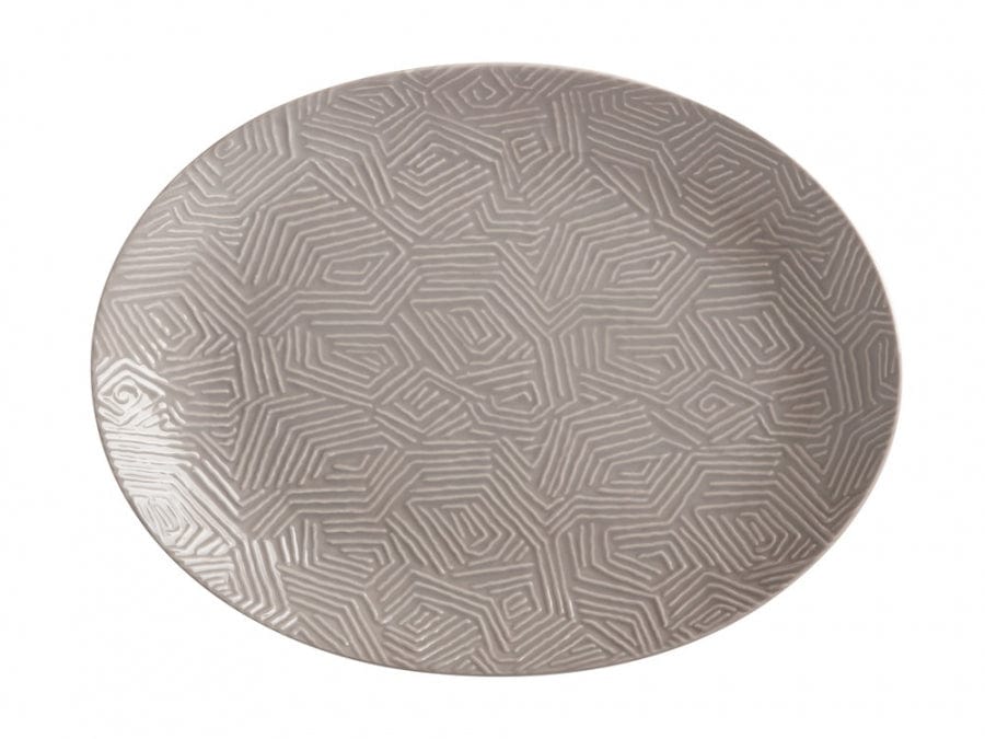 Maxwell & Williams Platter Maxwell & Williams Dune Oval Platter Taupe 36x27cm DR0417 (7244528222297)