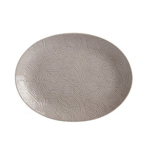 Maxwell & Williams Platter Maxwell & Williams Dune Oval Platter Taupe 36x27cm DR0417 (7244528222297)