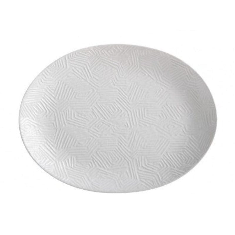 Maxwell & Williams Platter Maxwell & Williams Dune Oval Platter White 36x27cm DR0410 (7243792089177)