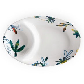 Maxwell & Williams Platter Maxwell & Williams Marc Martin Dusk Oval Chip And Dip 28.5x19cm DR0425 (7252697546841)