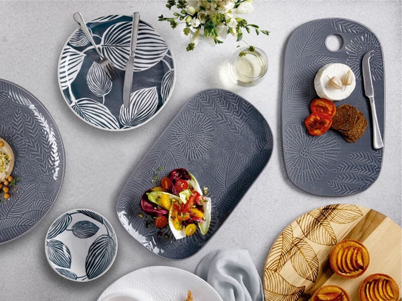 Maxwell & Williams Platter Maxwell & Williams Panama Cheese Platter 40x23cm Grey (6870296395865)