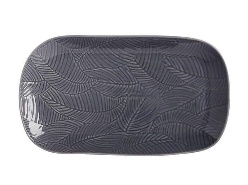 Maxwell & Williams Platter Maxwell & Williams Panama Oblong Platter 34x19cm Grey (6870258581593)