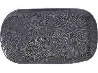 Maxwell & Williams Platter Maxwell & Williams Panama Oblong Platter 39x23cm Grey (6870273294425)