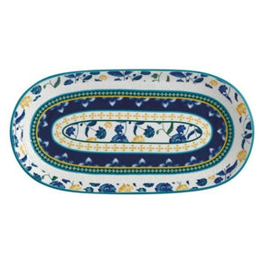 Maxwell & Williams Platter Maxwell & Williams Rhapsody Oblong Platter 33x17cm Blue (6856256618585)