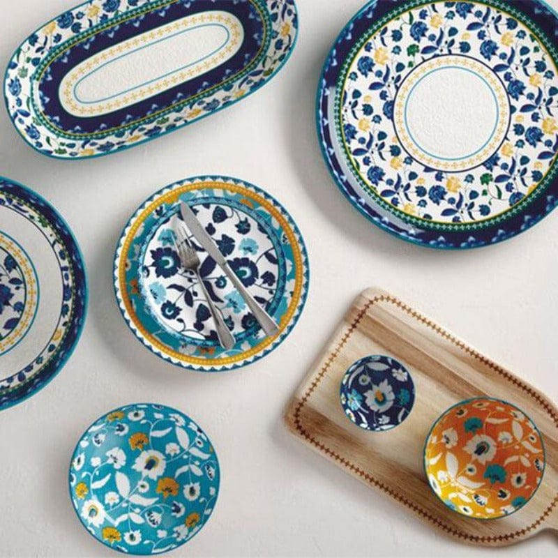 Maxwell & Williams Platter Maxwell & Williams Rhapsody Round Platter 36.5cm Blue (6856175648857)
