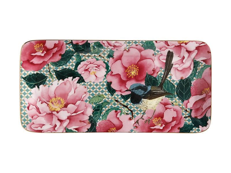 Maxwell & Williams Platter Maxwell Williams Teas & C's Silk Road Rectangle Platter 25x12cm Aqua (6875356889177)