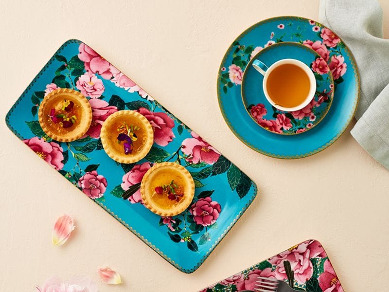 Maxwell & Williams Platter Maxwell Williams Teas & C's Silk Road Rectangle Platter 33x15.5cm Aqua (6875390017625)