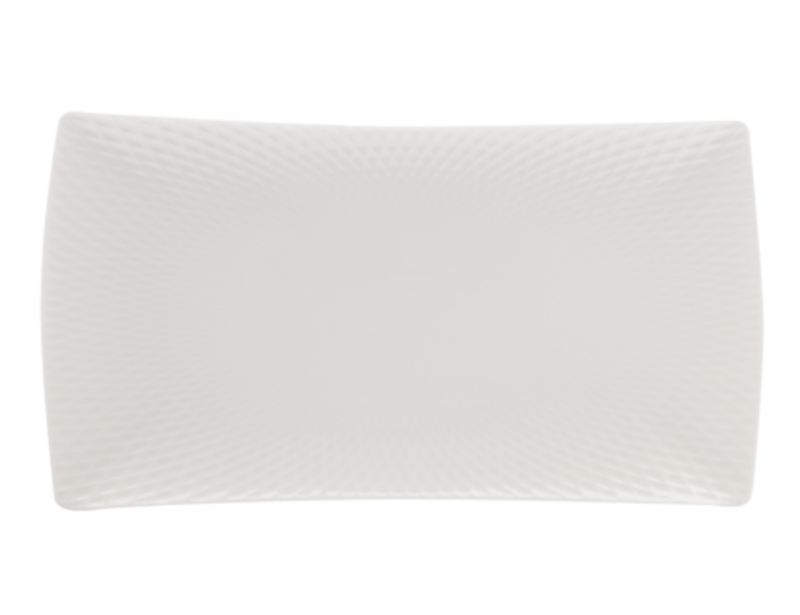 Maxwell & Williams Platter Maxwell & Williams White Basics Diamonds Rectangular Platter 36.5×18.5cm (6754044772441)