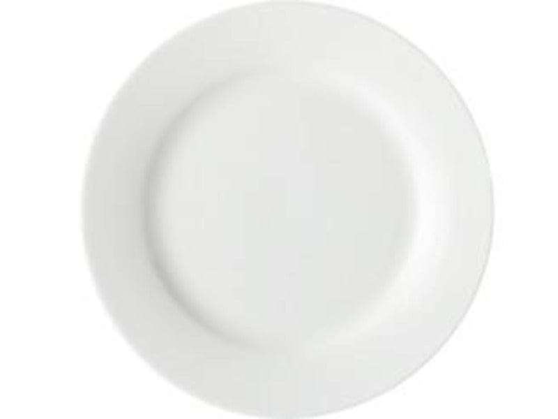 Maxwell & Williams Side Plate Maxwell & Williams White Basics Rim Entree Plate 23cm (6748285435993)