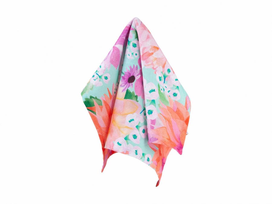 Maxwell & Williams Tablecloths Maxwell & Williams Teas & C'S Dahlia Daze Cotton Napkin Set of 4 GX0589 (7276834783321)