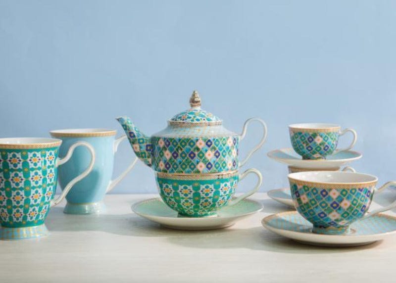 Maxwell & Williams TEA SET Maxwell & Williams Kasbah Mint Tea for One Set (6815880446041)