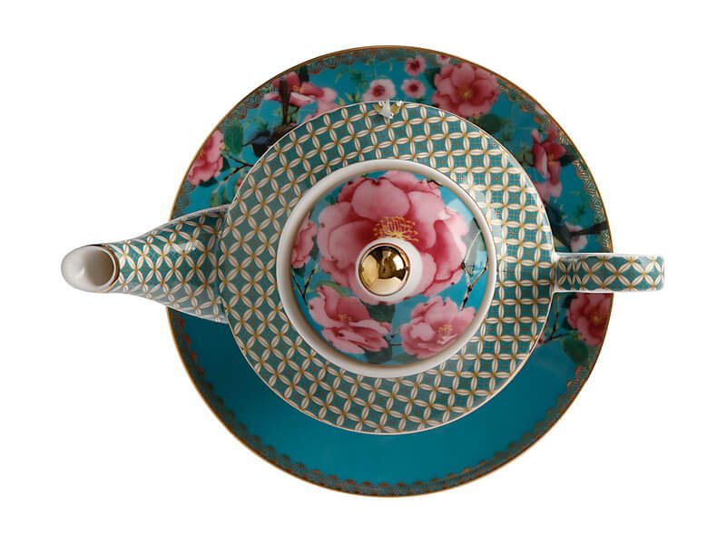 Maxwell & Williams TEA SET Maxwell & Williams Teas & C's Silk Road Tea For One with Infuser 380ML Aqua (6873135579225)