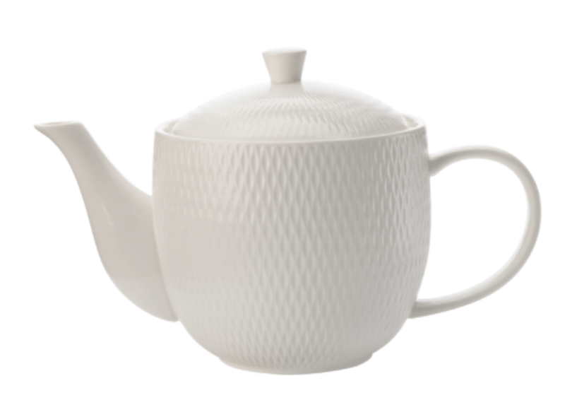 Maxwell & Williams Teapot Maxwell & Williams White Basics Diamonds Teapot 800ML (6753819983961)