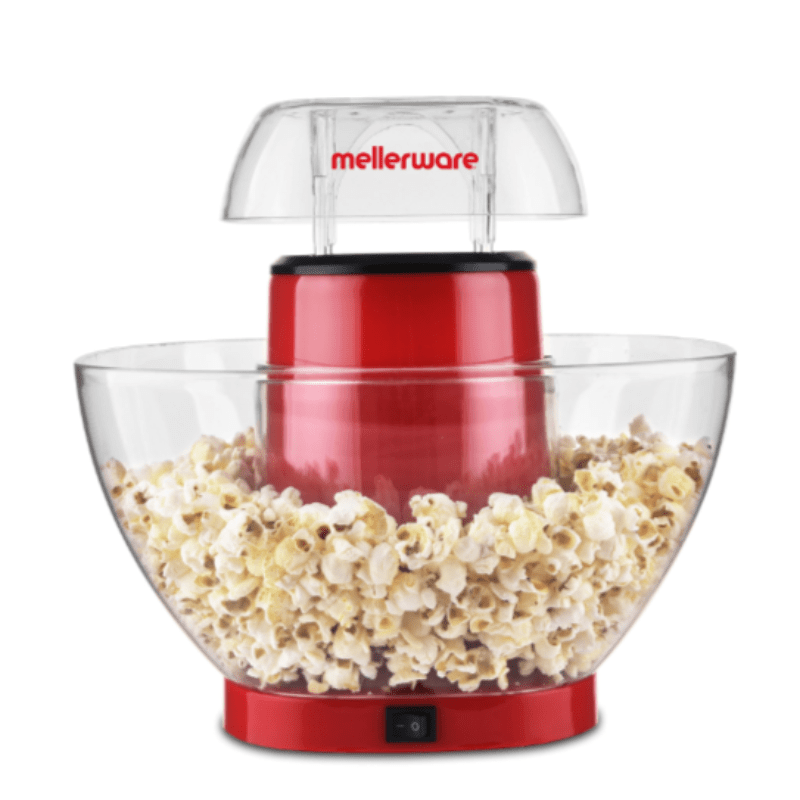 Mellerware HAND MIXER Mellerware 1200W Popcorn Maker Plastic Red 4.5 Litre "Pop & Go" (7010849620057)