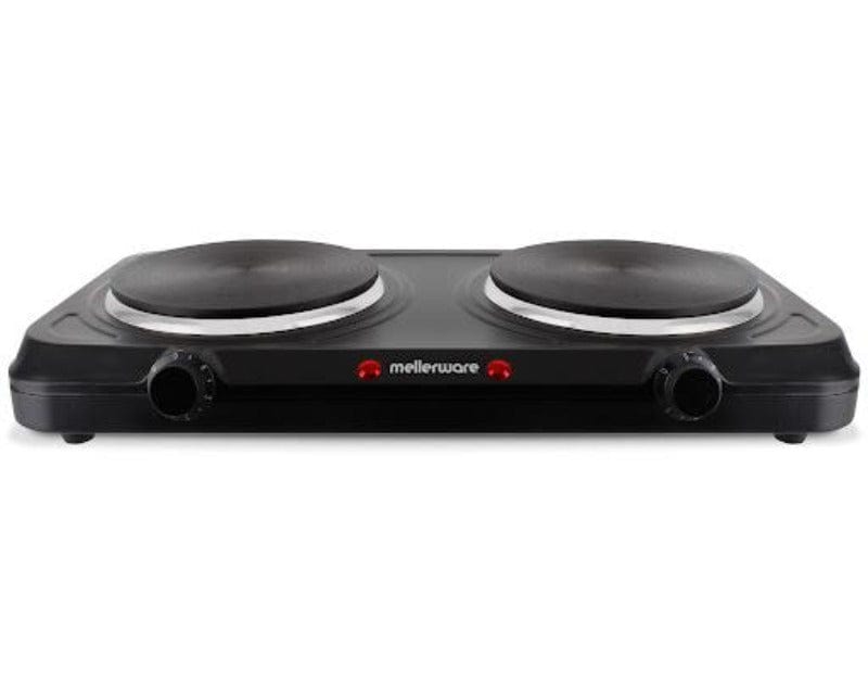 Mellerware HOTPLATE Mellerware 2000W Hotplate Solid Plate Double Steel Black (6781710860377)