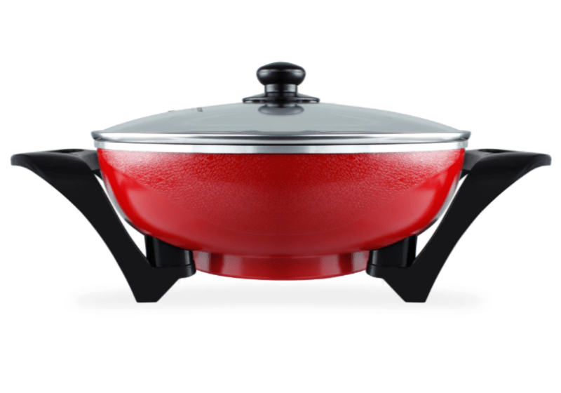 Mellerware WOK Mellerware 1500W Bangkok Wok Aluminium Red 33x9cm (6781625172057)
