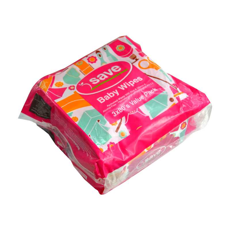 MHC World BABY WIPE Save Baby Wet Wipes 3 x 80pack (4598452027481)