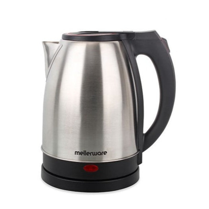 MHC World Bedroom & Bathroom Mellerware Kettle 360 Degree Cordless Stainless Steel Brushed 1.8l 1500w Rio (2061567066201)