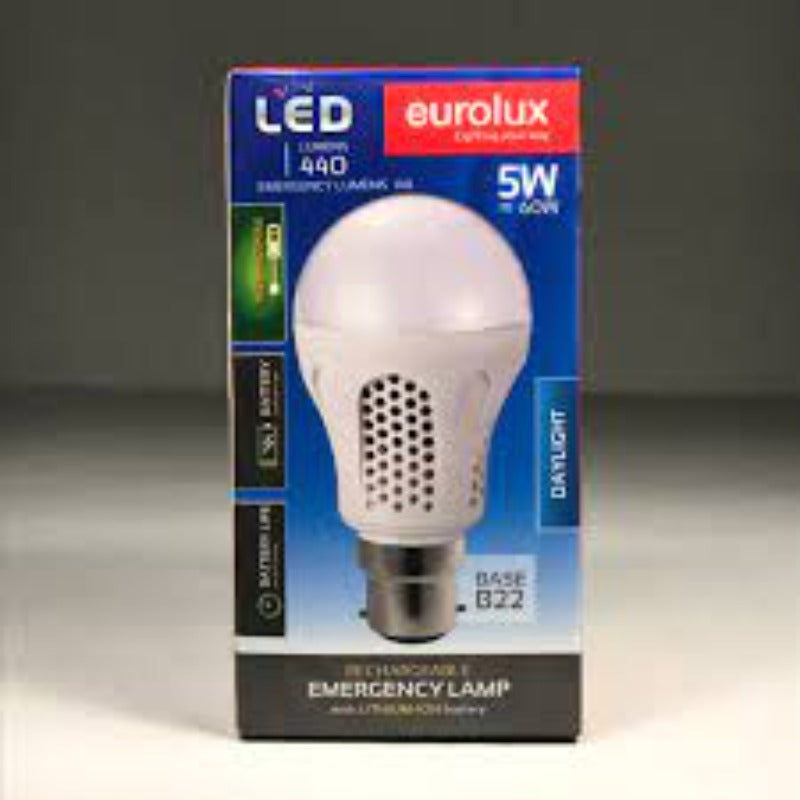 MHC WORLD D/Light LED Rechargeable Lamp B22 5W (7233168441433)