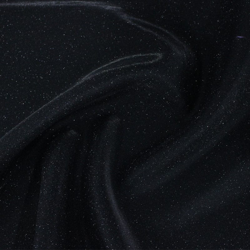 MHC World Dress Fabrics Black Sandwich Scuba Limelight Fabric 150 cm (6724165271641)