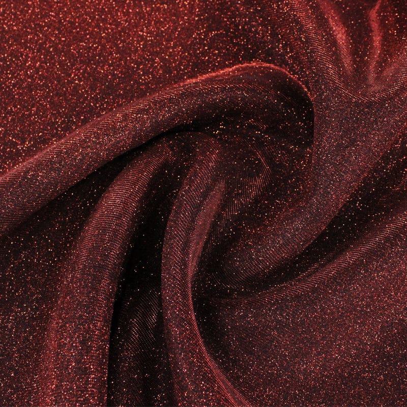 MHC World Dress Fabrics Maroon Sandwich Scuba Limelight Fabric 150 cm (6724165271641)