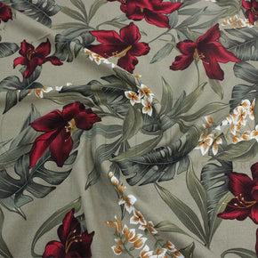 MHC World Dress Fabrics Printed Linen Fabric 150cm (7187828113497)