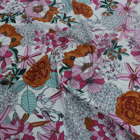 MHC World Dress Fabrics Printed Linen Fabric 150cm (7187829227609)