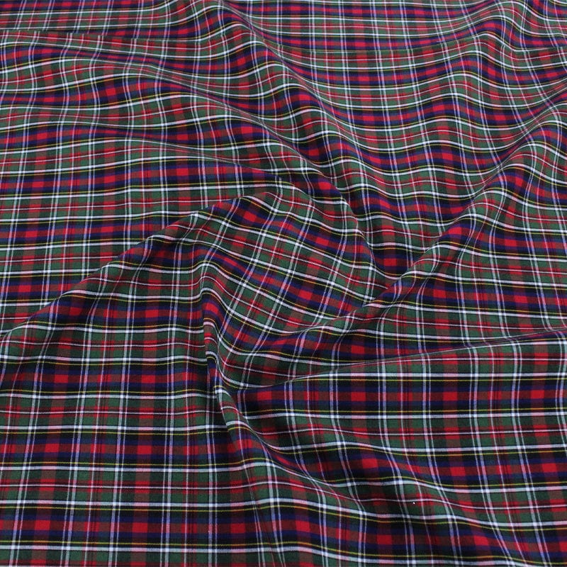 MHC World Dress Fabrics Red/Blue/Green Tartan Check Fabric 150cm (7178460201049)