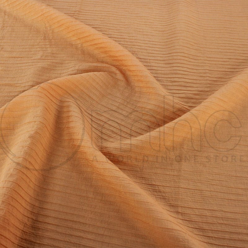 MHC World Fabric Orange Crinkle N/R Papyurs Fabric 140cm (7157445066841)