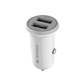 MHC World Intouch 2 USB Port 3.4A Car Charger IT-CLD3012-WH (White) (7285721530457)
