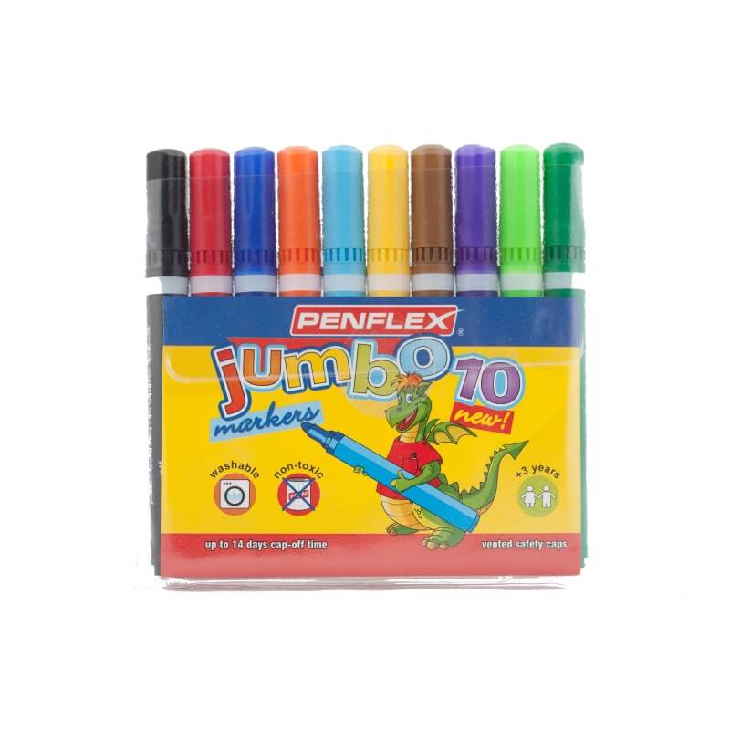 MHC World PENFLEX JUMBO MARKERS 10S (7208565178457)