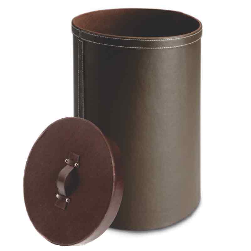 MHC World Promotions Large Leather Laundry Basket H7018M (2061702201433)