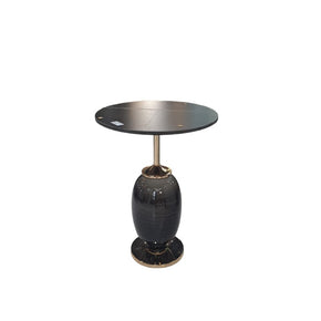 MHC World Side Table Black Marble ST-XTC0007-2 (7239633633369)