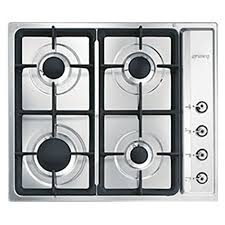 MHC World Smeg 60cm Stainless Steel Classic 4 Burner Gas Hob PS60GHC (4360366293081)