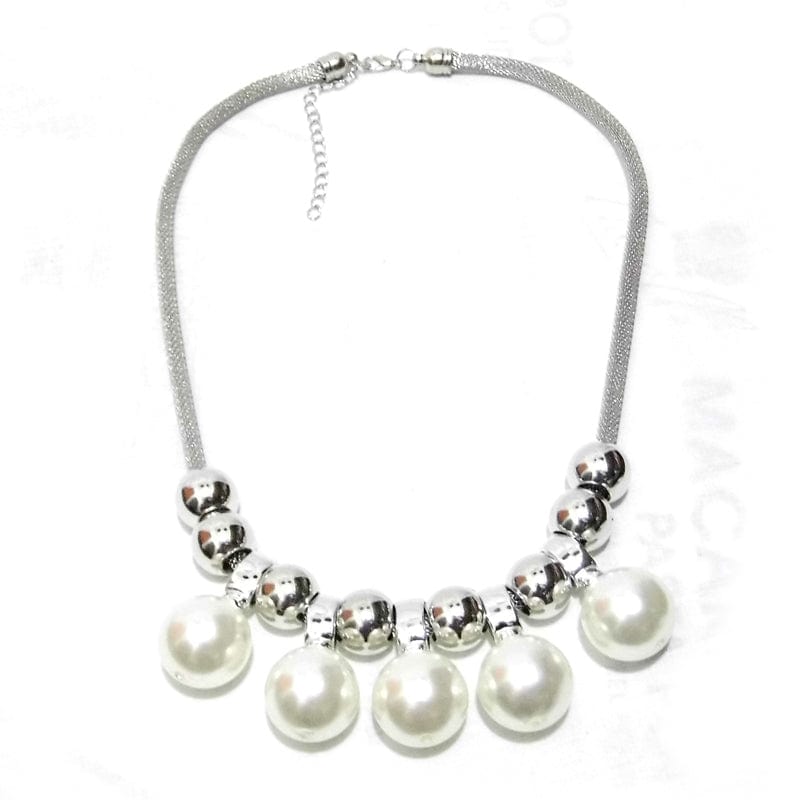 MHC World Upholstery Fabrics Pearl Beads Necklace (2061732184153)