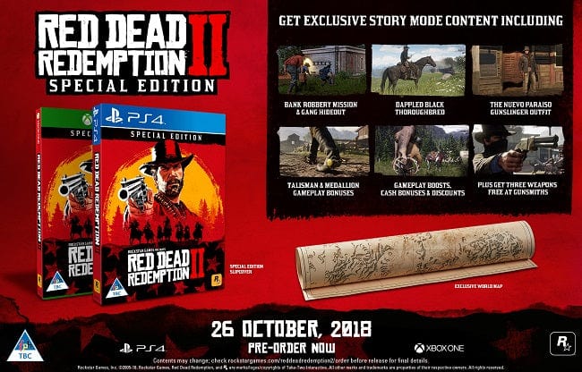 Microsoft XBOX Game Red Dead Redemption 2 - Special Edition (Xbox One) (2061770162265)