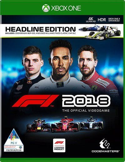 Microsoft XBOX Gaming F1 2018 (Xbox One) (6592717750361)