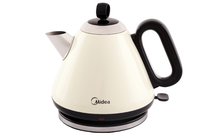 Midea 1.7 Litre Vintage Tea Pot Kettle Cream MK 17S26C for Sale